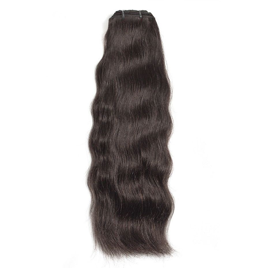 Double Drawn Raw Virgin Human Hair Bundles | Natural Indian Indian