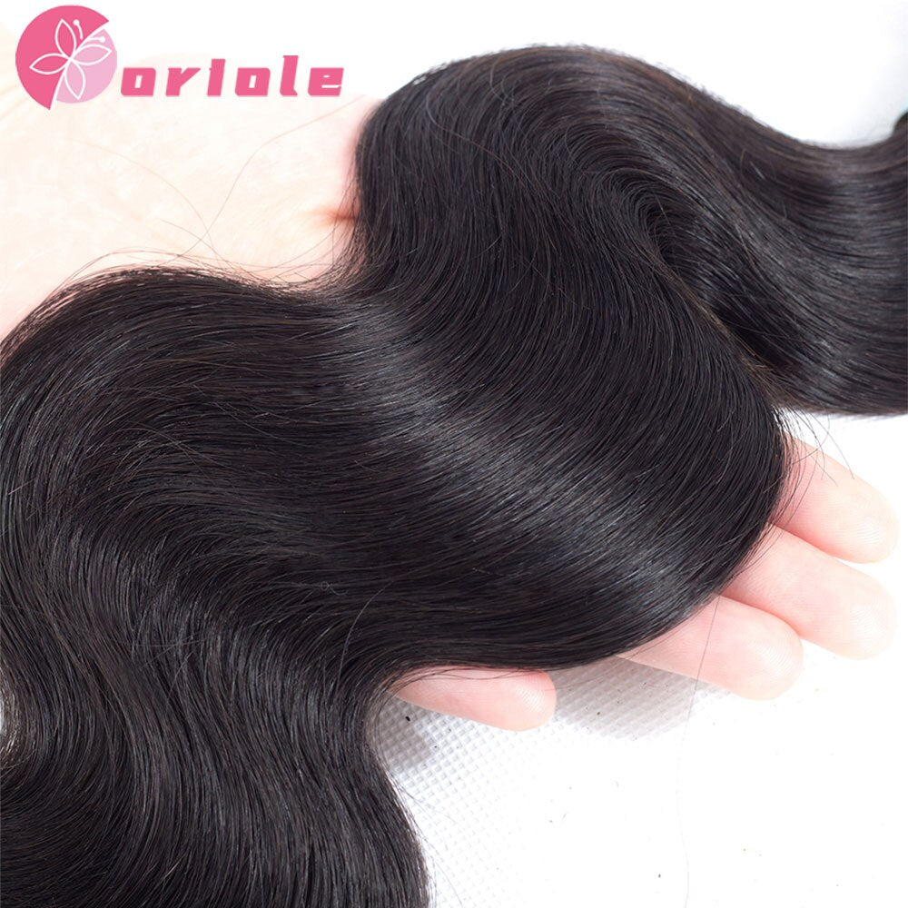 Brazilian Body Wave Human Hair Bundles Natural Hair Weave 3/4 Bundles