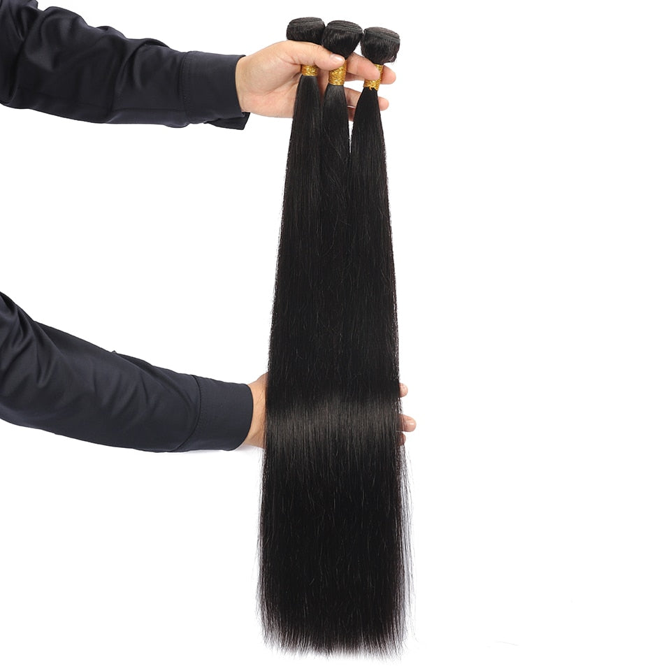 Peruvian Straight Hair Bundles Only Natural Straight Human Hair