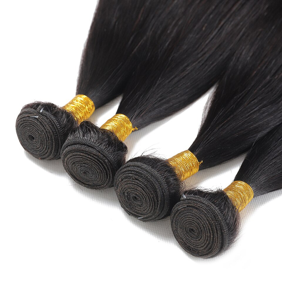 Peruvian Straight Hair Bundles Only Natural Straight Human Hair